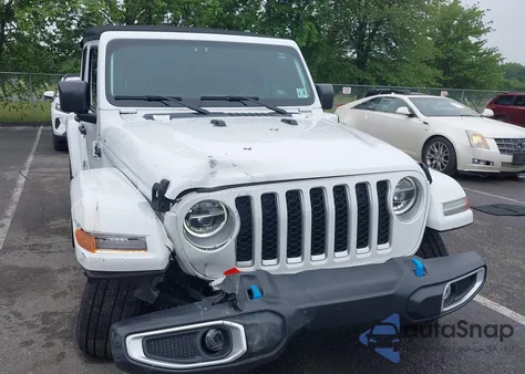 2022 Jeep Wrangler 4Xe Unlimited Sahara 4X4 из США, поврежденный, VIN 1C4JJXP69NW229124